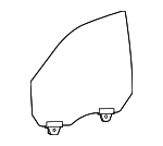 68104584AD - Body: Door Glass for Jeep: Cherokee Image