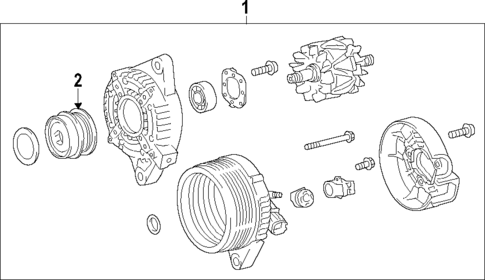 Alternator for 2021 Toyota C-HR #1
