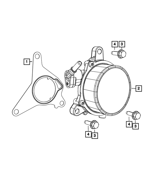 6104205AA - Brakes: Hex Flange Head Bolt for Mopar Image