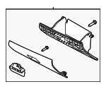 AH6Z54060T10AA - Body: Glove Box Assembly for Lincoln: MKZ Image