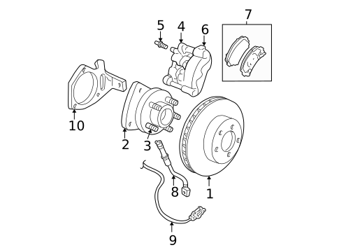Disc Pads & Brake Shoes for 2004 Buick Regal #0