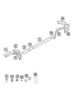 1ZT28JXWAC - : Door Outside Molding, Right for Mopar Image