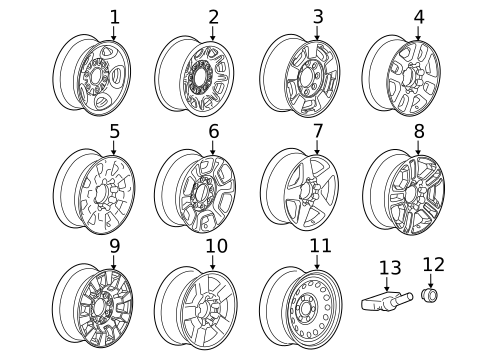 Wheels for 2017 GMC Sierra 2500 HD #0