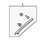 84101STKA01ZA - Body: Windshield Pillar Trim for Acura Image