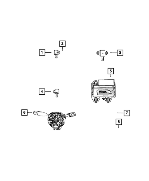 Air  Bags for 2017 Jeep Cherokee #1