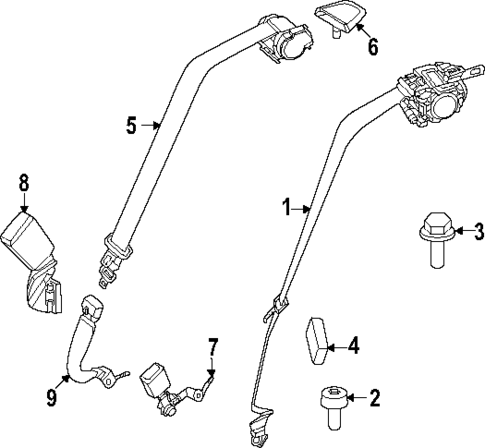 Seat Belt for 2024 BMW i5 #0