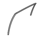 83540D9000 - Body: Run Channel for Kia: Sportage Image