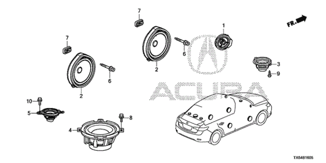 Speaker for 2017 Acura ILX #0