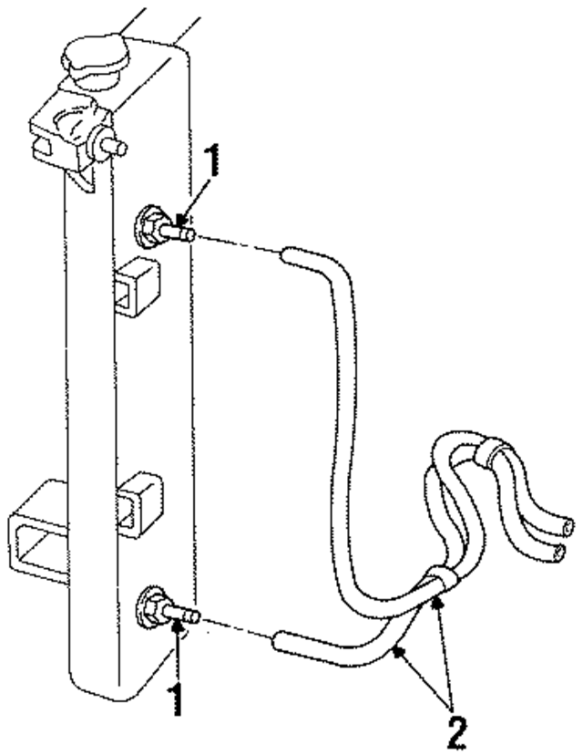 4809388AC - Cooling System: Hose for Mopar Image