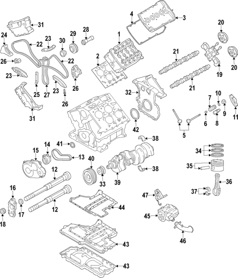 Engine for 2002 Volkswagen Passat #0