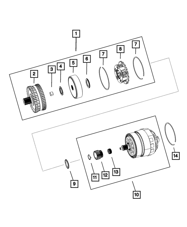 « 5078643AA – Automatic Transaxle 6 Speed : Aiguille De Butée Roulement pour Mopar Image »