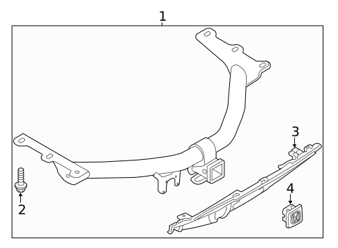 Trailer Hitch Components for 2022 Honda Pilot #0