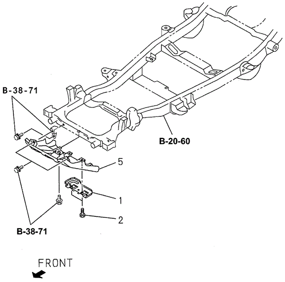 Under Guard for 1997 Acura SLX #0