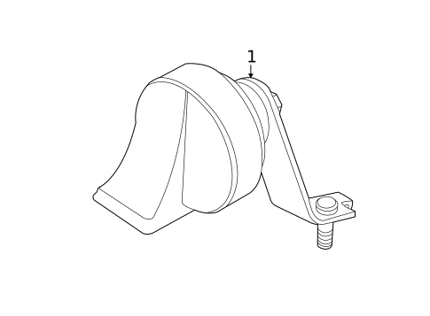 Horn for 2003 BMW M3 #0