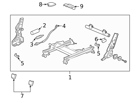 Tracks & Components for 2004 Honda Pilot #2