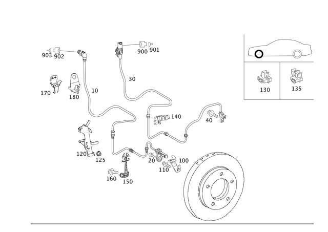 2219057100 - Electrical Equipment and Instruments: Rotational Speed Sensor for Mercedes-Benz Image image
