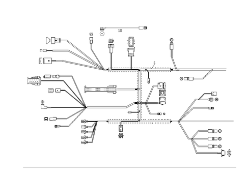 Cable Harness for Comtrol Display System 