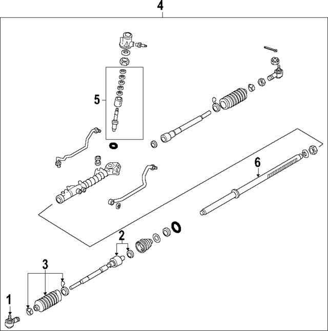 GS3L32125 - : Rack And Pinion Bellows for Mazda Image