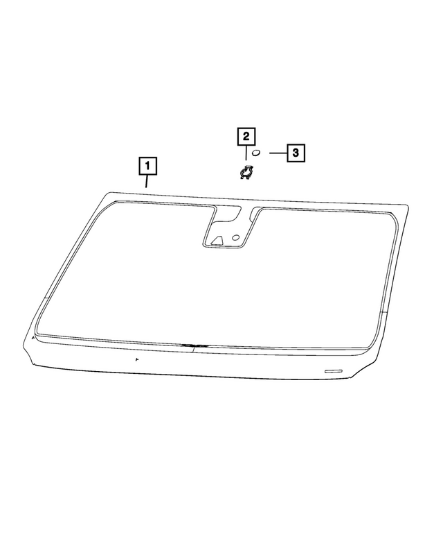 68579883AA - : Windshield for Mopar Image