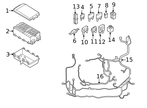 Fuse & Relay for 2010 Ford Focus #0