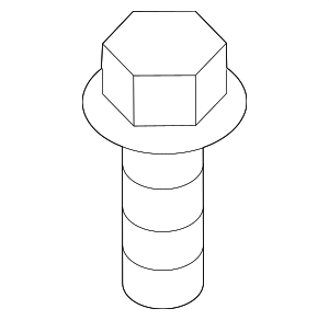 1121N6141 - : Quarter Panel Filler Panel Bolt for Nissan Image