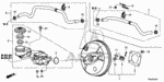 46406TR7A00 - Chassis: STAY, MASTER POWER TUBE for Acura Image