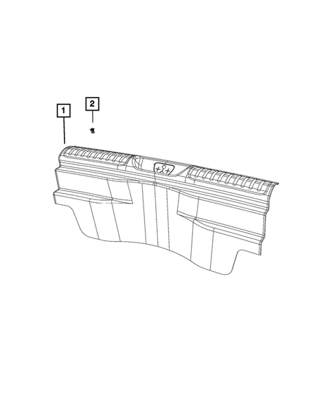 Liftgate Panel and Scuff Plate for 2020 Jeep Cherokee #1