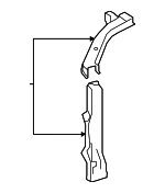 5320206280 - Body: Outer Support for Toyota: Camry Image