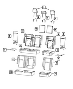 7ZU76ZDMAA - : Rear Headrest, Outboard for Mopar Image