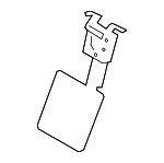 LR106899 - Body: Upper Duct for Land Rover: Range Rover, Range Rover Sport Image