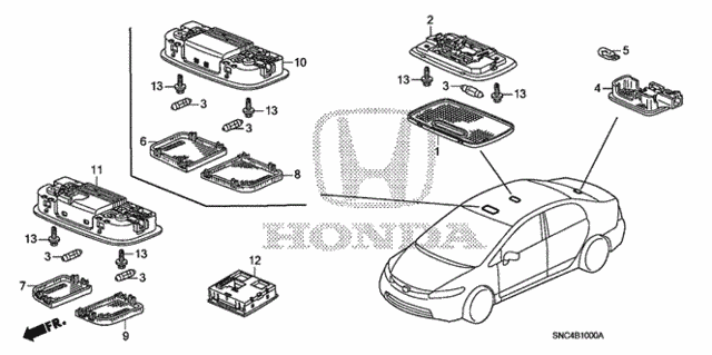 Interior Light for 2006 Honda Civic #0