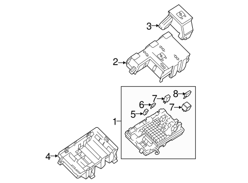 OEM GM Fuse Relay Panel Upper Cover – Fits Chevy Express & GMC Savana 2500/3500 Vans (Part #84084775)