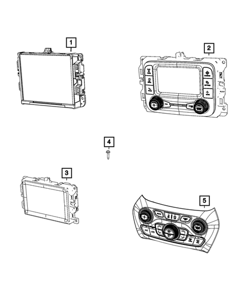 Radio, Antenna, Speakers, DVD, and Video systems for 2020 Jeep Cherokee #0