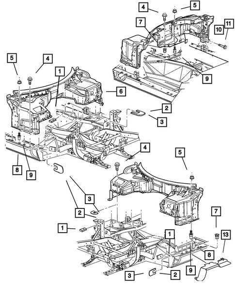 Cowl and Dash Panel for 2004 Dodge Viper #0