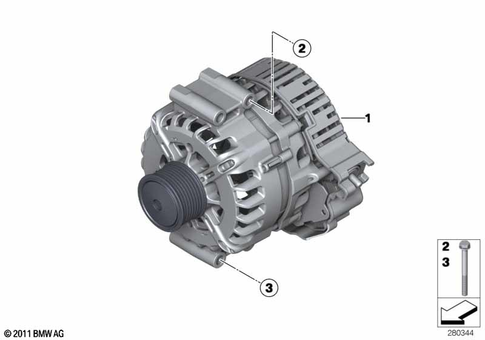 Alternator for 2012 BMW Hybrid 3 #0