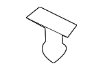 86348S1000 - Body: Hood Seal Clip for Hyundai Image