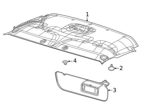 Interior Trim - Cab for 2021 Ford E-450 Super Duty #1