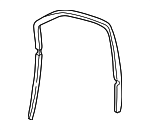 55360958AC - Body: Run Channel for Jeep: Liberty Image