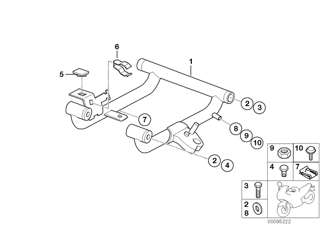 7149157161 - : Plug-In Connection Bracket for BMW-Motorrad Image