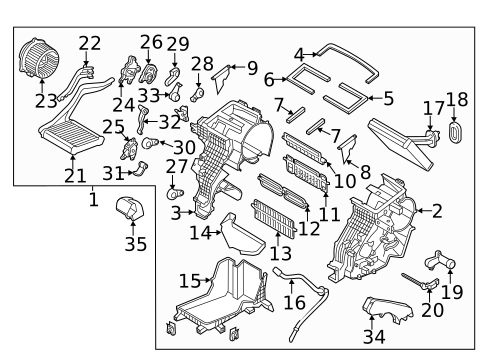 Evaporator & Heater Components for 2017 Kia Soul #0