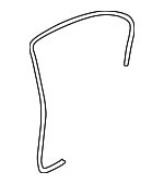 51228223703 - Body: Surround Weather-strip for BMW: 745i, 750i, 760i, Alpina B7 Image