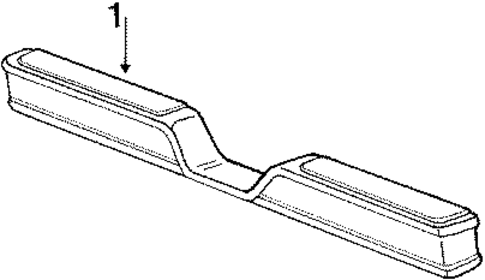 Bumper & Components - Rear for 1990 Dodge Ram 50 #0
