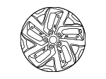 52910J9500 - : Wheel, Alloy for Hyundai Image
