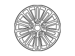 52910J9200 - : 2018-2021 Hyundai - Wheel, Alloy for Hyundai: Kona, Kona Electric Image