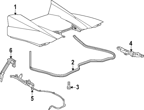 Lid & Components for 2024 Chevrolet Corvette #2