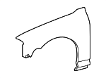 XW4Z16005AA - Body: Fender for Lincoln: LS Image