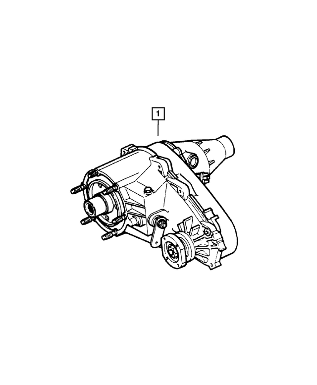 « 52099353AA – Transfer Case Model 231 [DHJ, DHK, DHN] : Nv231 Boite De Transfert pour Mopar Image »