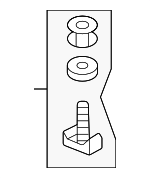 38921TYAA01 - Electrical: Voltage Sensor Hardware Kit for Acura Image