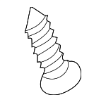 MS200335 - Electrical: Lens Screw for Mitsubishi: Eclipse, Galant, Lancer, Outlander Image