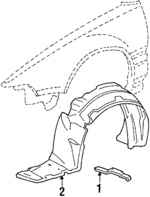 60263SK7000ZZ - Body: Mount Bracket for Acura Image